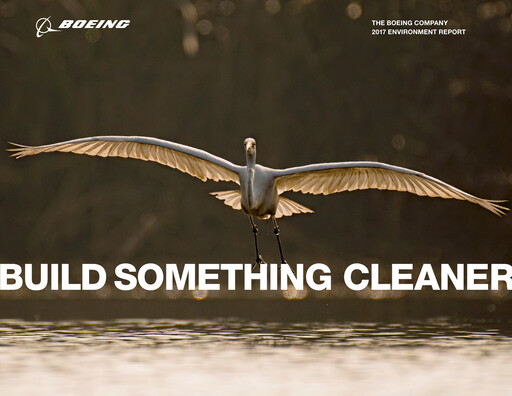Thumbnail Boeing Sustainability Report 2017