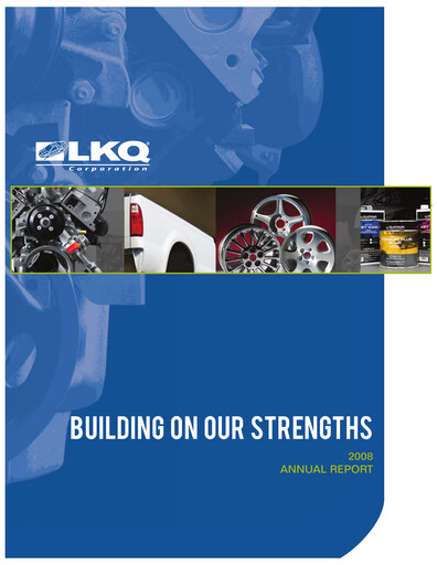Thumbnail LKQ Corporation Annual Report 2008