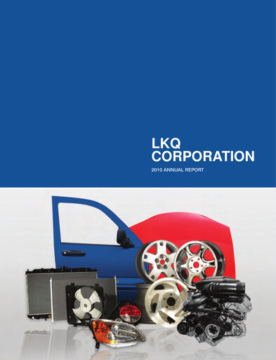 Thumbnail LKQ Corporation Annual Report 2010