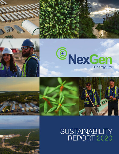 Miniature NexGen Energy
 Rapport de durabilité 2020