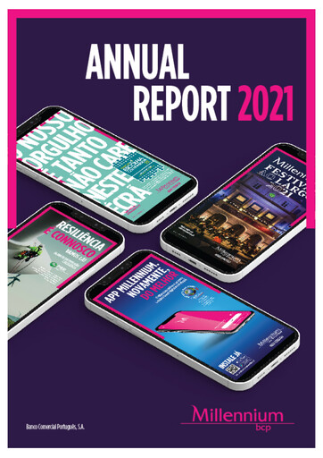 Miniature Banco Comercial Português (Millennium bcp) Rapport annuel 2021
