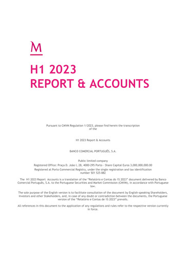 Miniature Banco Comercial Português (Millennium bcp) Rapport semestriel 2023-h1