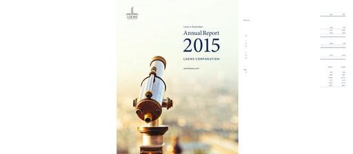 Thumbnail Loews Corporation
 Annual Report 2015