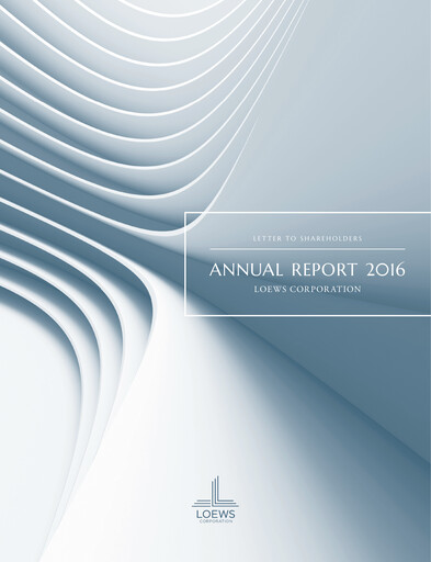 Thumbnail Loews Corporation
 Annual Report 2016