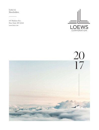 Thumbnail Loews Corporation
 Annual Report 2017