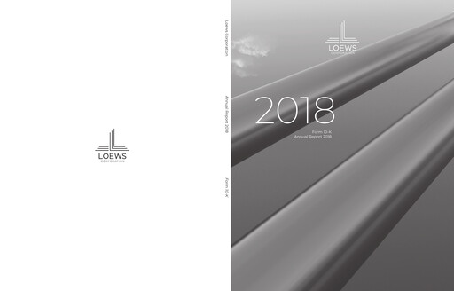 Thumbnail Loews Corporation
 Annual Report 2018