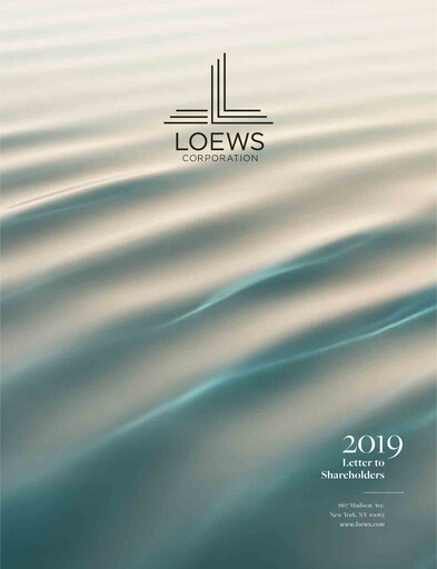 Thumbnail Loews Corporation
 Annual Report 2019