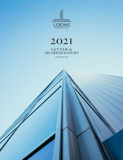 Thumbnail Loews Corporation
 Annual Report 2021