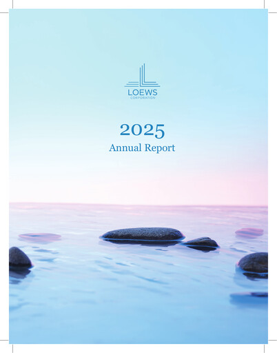 Thumbnail Loews Corporation
 Annual Report 2025