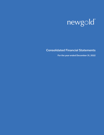 Thumbnail New Gold Financial Statement 2022