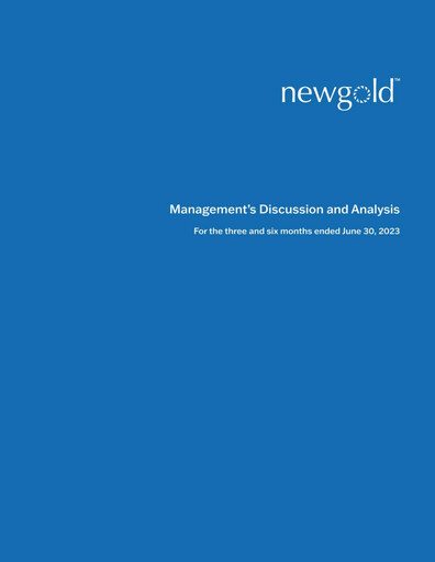 Vorschaubild New Gold Quartalsbericht 2023-q2