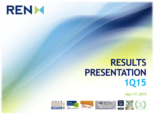 Thumbnail REN (Redes Energéticas Nacionais) Quarterly Report 2015-q1