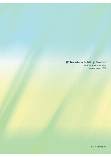Miniature Texwinca Holdings Rapport annuel 2009