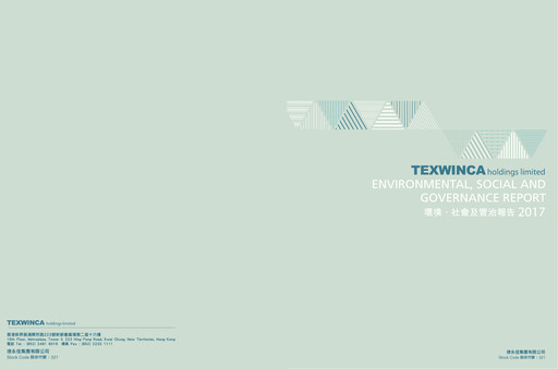 Thumbnail Texwinca Holdings ESG Report 2017