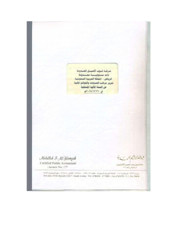 Thumbnail Thob Al Aseel Company Financial Statement 2015