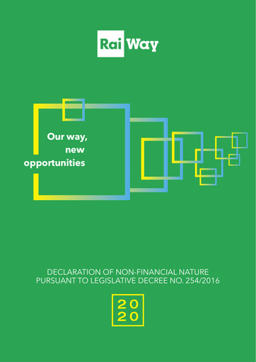 Vorschaubild Rai Way Nachhaltigkeitsbericht 2020