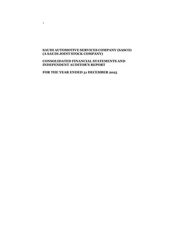 Thumbnail Saudi Automotive Services Company Financial Statement 2025