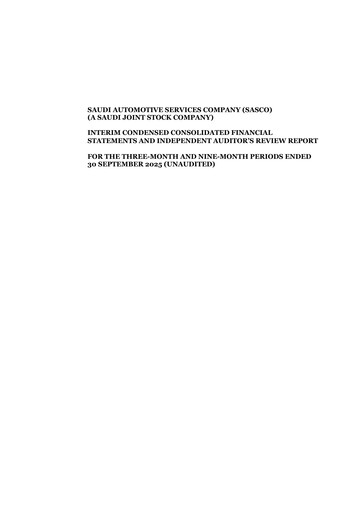 Vorschaubild Saudi Automotive Services Company Quartalsbericht 2025-q3