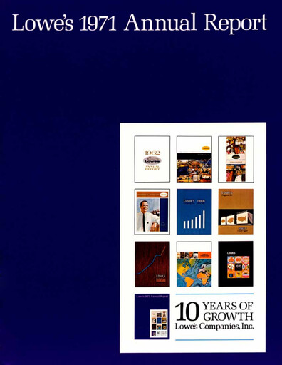 Thumbnail Lowe's Companies Annual Report 1971