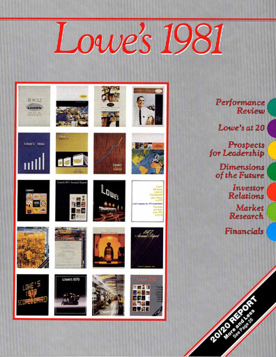 Thumbnail Lowe's Companies Annual Report 1981
