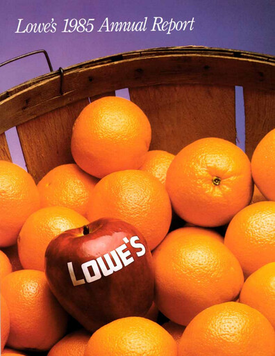 Thumbnail Lowe's Companies Annual Report 1985