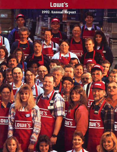 Thumbnail Lowe's Companies Annual Report 1992