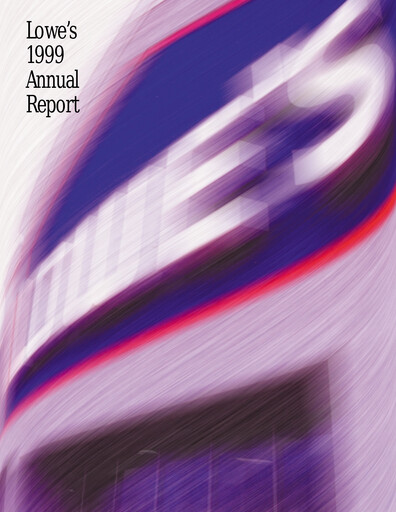 Thumbnail Lowe's Companies Annual Report 1999