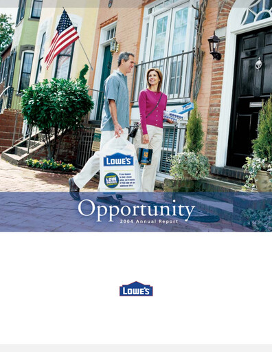 Thumbnail Lowe's Companies Annual Report 2004
