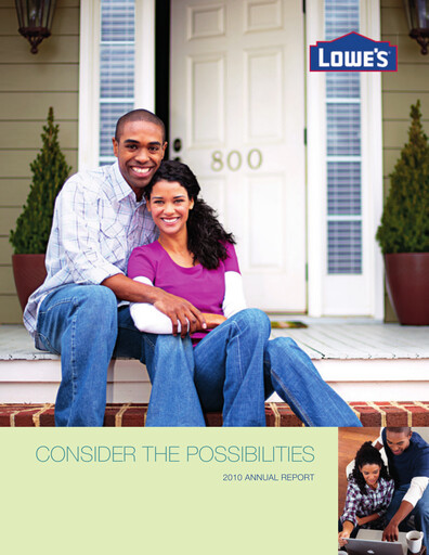 Thumbnail Lowe's Companies Annual Report 2010
