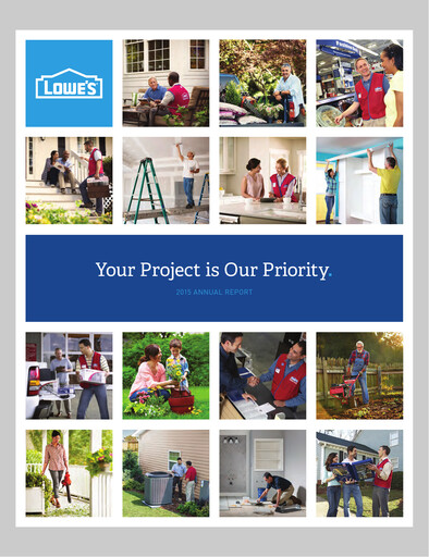 Thumbnail Lowe's Companies Annual Report 2015