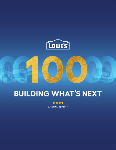 Thumbnail Lowe's Companies Annual Report 2021