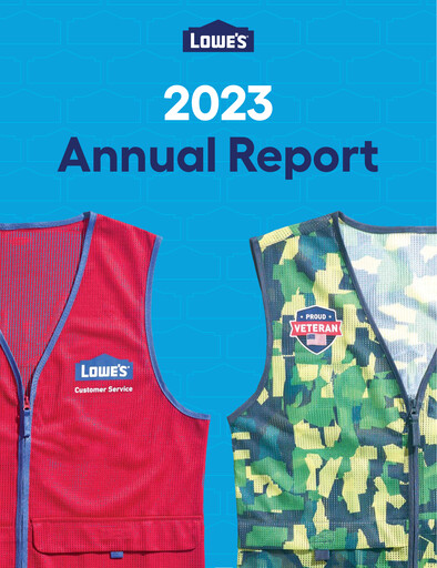 Thumbnail Lowe's Companies Annual Report 2023