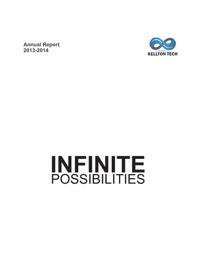 Miniature Kellton Tech Solutions Rapport annuel 2013-2014