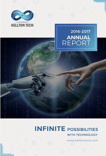 Miniature Kellton Tech Solutions Rapport annuel 2016-2017