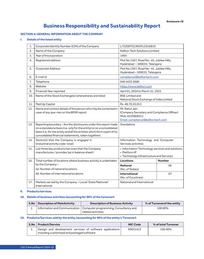 Vorschaubild Kellton Tech Solutions Nachhaltigkeitsbericht 2024-2025