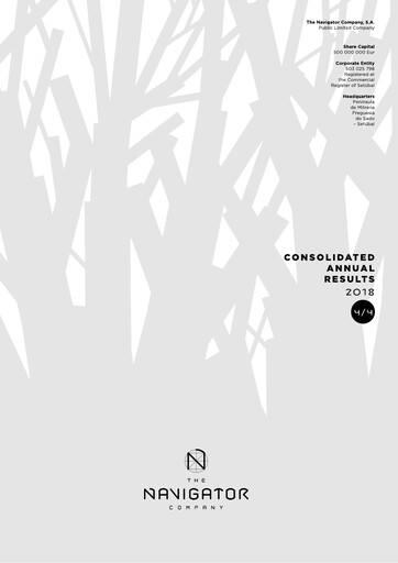 Thumbnail The Navigator Company
 Financial Report 2018