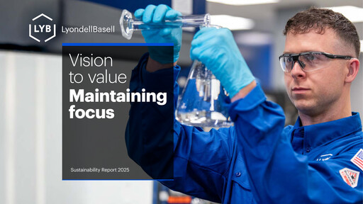 Thumbnail LyondellBasell Sustainability Report 2025