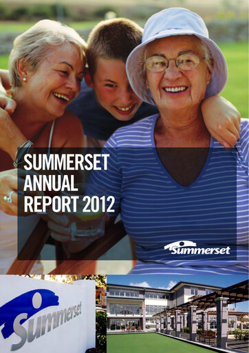 Thumbnail Summerset Holdings
 Annual Report 2012