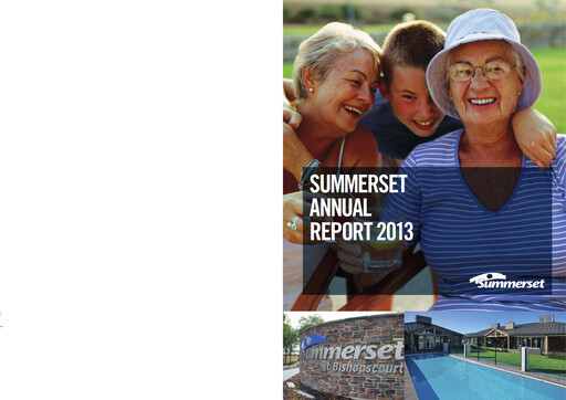 Thumbnail Summerset Holdings
 Annual Report 2013