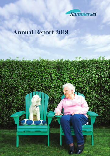 Thumbnail Summerset Holdings
 Annual Report 2018