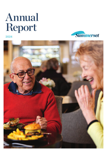 Thumbnail Summerset Holdings
 Annual Report 2024