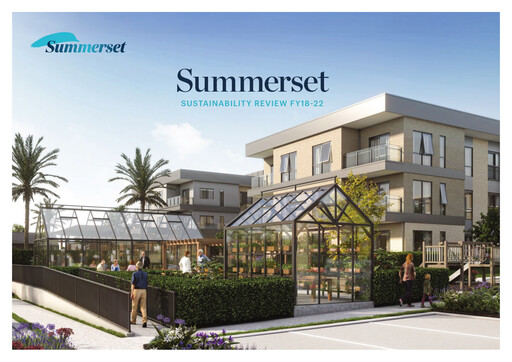 Thumbnail Summerset Holdings
 Sustainability Report 2022