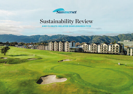 Thumbnail Summerset Holdings
 Sustainability Report 2025
