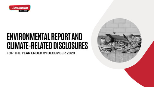 Thumbnail Restaurant Brands New Zealand ESG Report 2023