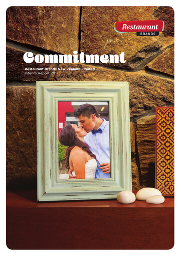 Thumbnail Restaurant Brands New Zealand Half-year Report 2016-2017