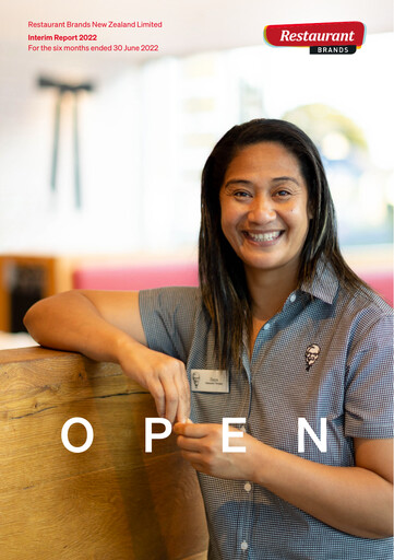 Thumbnail Restaurant Brands New Zealand Half-year Report 2022