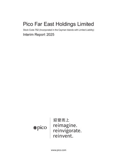 Thumbnail Pico Far East Holdings Half-year Report 2025-h1