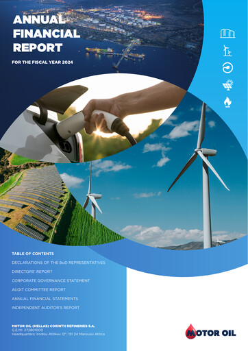 Vorschaubild Motor Oil (Hellas) Corinth Refineries Finanzmitteilung 2024