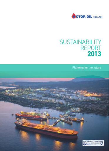 Vorschaubild Motor Oil (Hellas) Corinth Refineries Nachhaltigkeitsbericht 2013