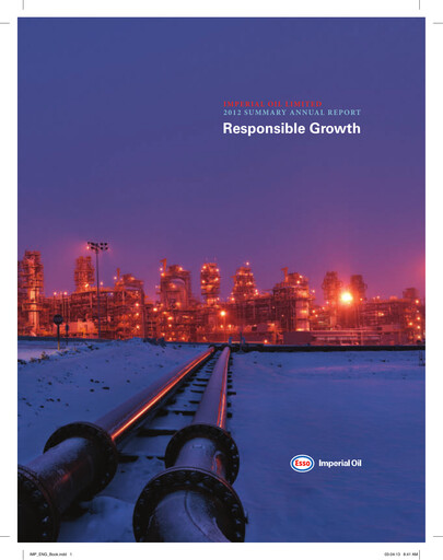 Thumbnail Imperial Oil
 Annual Report 2012